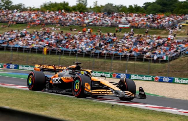 81 Oscar Piastri (AUS, McLaren Formula 1 Team), F1 Grand Prix of Hungary at Hungaroring on July 20, 2024 in Budapest, Hungary. (Photo by HOCH ZWEI) Budapest Hungary