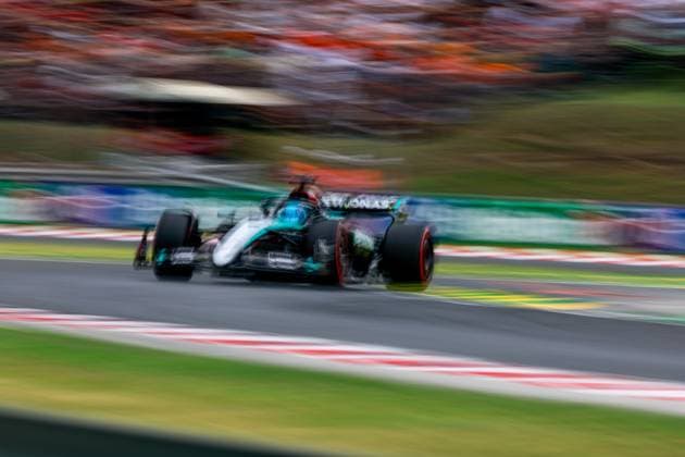 63 George Russell (GBR, Mercedes-AMG Petronas F1 Team), F1 Grand Prix of Hungary at Hungaroring on July 20, 2024 in Budapest, Hungary. (Photo by HOCH ZWEI) Budapest Hungary