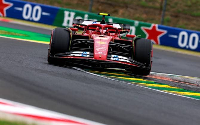 55 Carlos Sainz (ESP, Scuderia Ferrari HP), F1 Grand Prix of Hungary at Hungaroring on July 20, 2024 in Budapest, Hungary. (Photo by HOCH ZWEI) Budapest Hungary