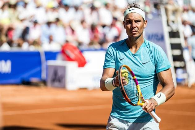 240720 Rafael Nadal of Spain during day 6 of the Nordea Open on July 20, 2024 in Bastad. Photo: Niclas Jönsson BILDBYRAN COP 273 NO0290 tennis ATP, Tennis Herren 250 nordea open bbeng Copyright: NICLASxJÖNSSON BB240720NO048