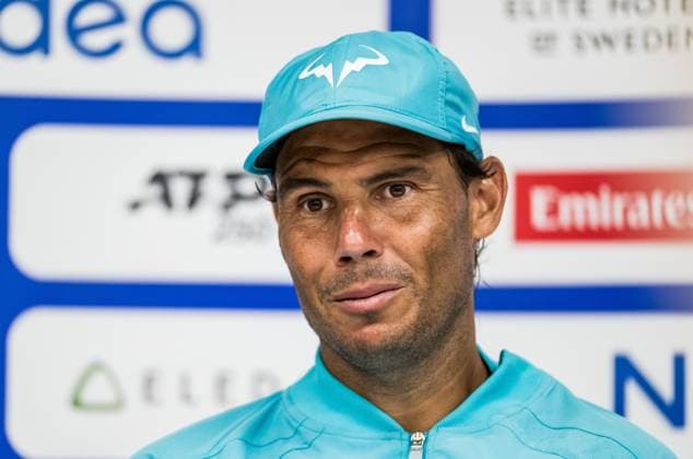 240720 Rafael Nadal of Spain during day 6 of the Nordea Open on July 20, 2024 in Bastad. Photo: Niclas Jönsson BILDBYRAN COP 273 NO0290 tennis ATP, Tennis Herren 250 nordea open bbeng Copyright: NICLASxJÖNSSON BB240720NO058