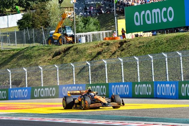 Formel 1 Budapest Ungarn, 20.07.2024 Lando Norris 4 neben der Strecke, McLaren Formula 1 Team; Formel 1 Budapest Ungarn, 20.07.2024 Copyright: xBEAUTIFULxSPORTS Erlhofx