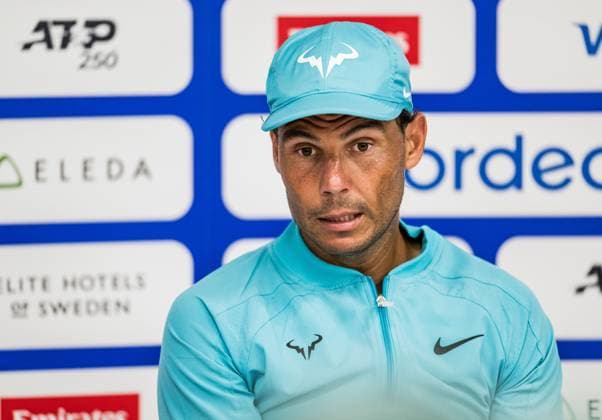 240720 Rafael Nadal of Spain during day 6 of the Nordea Open on July 20, 2024 in Bastad. Photo: Niclas Jönsson BILDBYRAN COP 273 NO0290 tennis ATP, Tennis Herren 250 nordea open bbeng Copyright: NICLASxJÖNSSON BB240720NO065