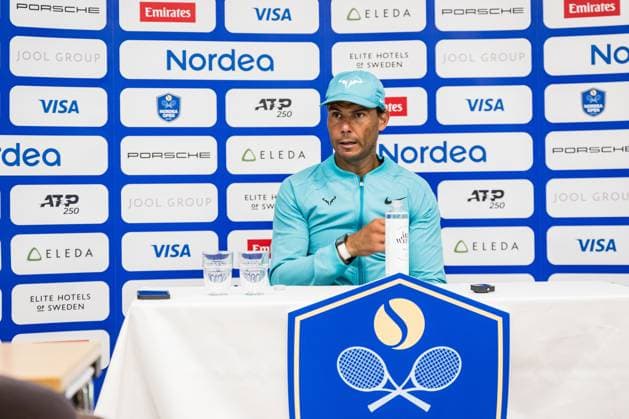 240720 Rafael Nadal of Spain during day 6 of the Nordea Open on July 20, 2024 in Bastad. Photo: Niclas Jönsson BILDBYRAN COP 273 NO0290 tennis ATP, Tennis Herren 250 nordea open bbeng Copyright: NICLASxJÖNSSON BB240720NO068