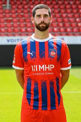 GER; FC Heidenheim 1846; 1. Bundesliga, Portraettermin 2024 2025, 19.07.2024, Stefan Schimmer (FC Heidenheim, 09) DFB DFL regulations prohibit any use of photographs as image sequences and or quasi-video. GER; FC Heidenheim 1846; 1. Bundesliga, Portraettermin 2024 2025, 19.07.2024 Heidenheim Copyright: xEibner-Pressefoto RogerxBuerkex EP_RBE