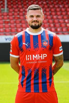 GER; FC Heidenheim 1846; 1. Bundesliga, Portraettermin 2024 2025, 19.07.2024, Marnon Busch (FC Heidenheim, 02) DFB DFL regulations prohibit any use of photographs as image sequences and or quasi-video. GER; FC Heidenheim 1846; 1. Bundesliga, Portraettermin 2024 2025, 19.07.2024 Heidenheim Copyright: xEibner-Pressefoto RogerxBuerkex EP_RBE