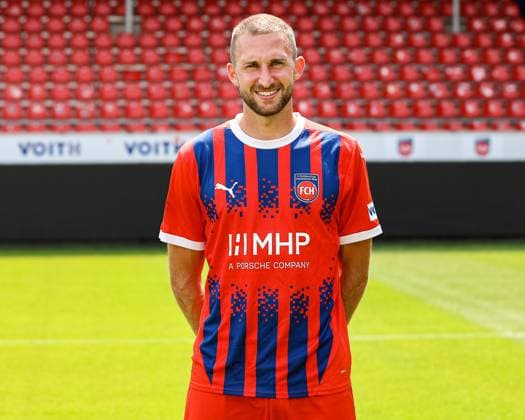 GER; FC Heidenheim 1846; 1. Bundesliga, Portraettermin 2024 2025, 19.07.2024, Jonas Foehrenbach (FC Heidenheim, 19) DFB DFL regulations prohibit any use of photographs as image sequences and or quasi-video. GER; FC Heidenheim 1846; 1. Bundesliga, Portraettermin 2024 2025, 19.07.2024 Heidenheim Copyright: xEibner-Pressefoto RogerxBuerkex EP_RBE