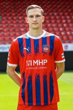 GER; FC Heidenheim 1846; 1. Bundesliga, Portraettermin 2024 2025, 19.07.2024, Maximilian Breunig (FC Heidenheim 14) DFB DFL regulations prohibit any use of photographs as image sequences and or quasi-video. GER; FC Heidenheim 1846; 1. Bundesliga, Portraettermin 2024 2025, 19.07.2024 Heidenheim Copyright: xEibner-Pressefoto RogerxBuerkex EP_RBE