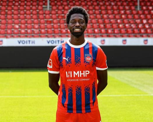 GER; FC Heidenheim 1846; 1. Bundesliga, Portraettermin 2024 2025, 19.07.2024, Omar Haktab Traore (FC Heidenheim 23) DFB DFL regulations prohibit any use of photographs as image sequences and or quasi-video. GER; FC Heidenheim 1846; 1. Bundesliga, Portraettermin 2024 2025, 19.07.2024 Heidenheim Copyright: xEibner-Pressefoto RogerxBuerkex EP_RBE