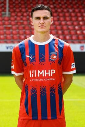 GER; FC Heidenheim 1846; 1. Bundesliga, Portraettermin 2024 2025, 19.07.2024, Thomas Keller (FC Heidenheim 27) DFB DFL regulations prohibit any use of photographs as image sequences and or quasi-video. GER; FC Heidenheim 1846; 1. Bundesliga, Portraettermin 2024 2025, 19.07.2024 Heidenheim Copyright: xEibner-Pressefoto RogerxBuerkex EP_RBE