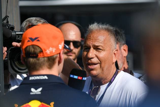 Formel 1 Budapest Ungarn, 20.07.2024 Kai Ebel, RTL im Interview mit Max Verstappen 1, Oracle Red Bull Racing; Formel 1 Budapest Ungarn, 20.07.2024 Copyright: xBEAUTIFULxSPORTS Erlhofx