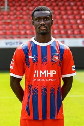 GER; FC Heidenheim 1846; 1. Bundesliga, Portraettermin 2024 2025, 19.07.2024, Sirlord Conteh (FC Heidenheim 31) DFB DFL regulations prohibit any use of photographs as image sequences and or quasi-video. GER; FC Heidenheim 1846; 1. Bundesliga, Portraettermin 2024 2025, 19.07.2024 Heidenheim Copyright: xEibner-Pressefoto RogerxBuerkex EP_RBE