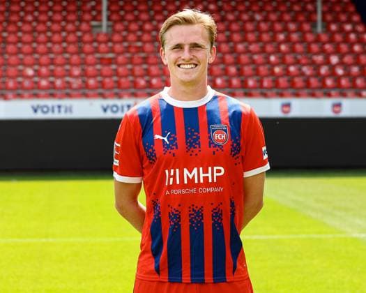GER; FC Heidenheim 1846; 1. Bundesliga, Portraettermin 2024 2025, 19.07.2024, Mikkel Kaufmann (FC Heidenheim 29) DFB DFL regulations prohibit any use of photographs as image sequences and or quasi-video. GER; FC Heidenheim 1846; 1. Bundesliga, Portraettermin 2024 2025, 19.07.2024 Heidenheim Copyright: xEibner-Pressefoto RogerxBuerkex EP_RBE