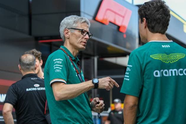 Formel 1 Budapest Ungarn, 20.07.2024 Mike Krack, Teamchef Aston Martin Aramco F1 Team und Felipe Drugovich; Formel 1 Budapest Ungarn, 20.07.2024 Copyright: xBEAUTIFULxSPORTS Erlhofx