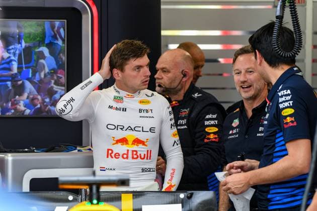 Formel 1 Budapest Ungarn, 20.07.2024 Max Verstappen 1, Oracle Red Bull Racing und Christian Horner, Teamchef Oracle Red Bull Racing; Formel 1 Budapest Ungarn, 20.07.2024 Copyright: xBEAUTIFULxSPORTS Erlhofx