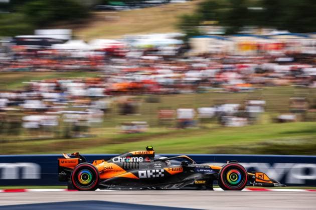 4 Lando Norris (GBR, McLaren Formula 1 Team), F1 Grand Prix of Hungary at Hungaroring on July 20, 2024 in Budapest, Hungary. (Photo by HOCH ZWEI) Budapest Hungary