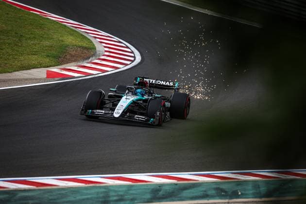 63 George Russell (GBR, Mercedes-AMG Petronas F1 Team), F1 Grand Prix of Hungary at Hungaroring on July 20, 2024 in Budapest, Hungary. (Photo by HOCH ZWEI) Budapest Hungary