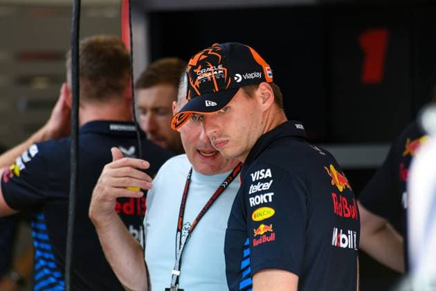 Formel 1 Budapest Ungarn, 20.07.2024 Max Verstappen 1, Oracle Red Bull Racing und Jos Verstappen; Formel 1 Budapest Ungarn, 20.07.2024 Copyright: xBEAUTIFULxSPORTS Erlhofx