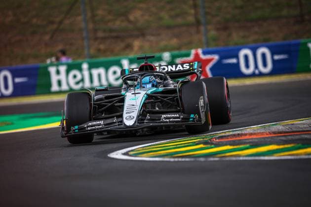 63 George Russell (GBR, Mercedes-AMG Petronas F1 Team), F1 Grand Prix of Hungary at Hungaroring on July 20, 2024 in Budapest, Hungary. (Photo by HOCH ZWEI) Budapest Hungary