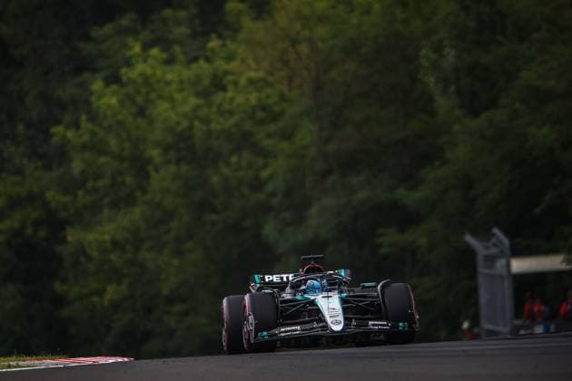 63 George Russell (GBR, Mercedes-AMG Petronas F1 Team), F1 Grand Prix of Hungary at Hungaroring on July 20, 2024 in Budapest, Hungary. (Photo by HOCH ZWEI) Budapest Hungary