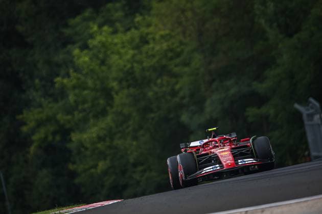 55 Carlos Sainz (ESP, Scuderia Ferrari HP), F1 Grand Prix of Hungary at Hungaroring on July 20, 2024 in Budapest, Hungary. (Photo by HOCH ZWEI) Budapest Hungary
