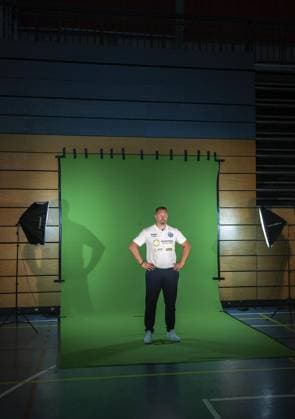 LIQUI MOLY HBL HANDBALL HERREN 1. BL THSV EISENACH - MANNSCHAFTSFOTO ** NUR FÜR REDAKTIONELLE ZWECKE ** EDITORIAL USE ONLY **<p>20 07 2024-Eisenach: LIQUI MOLY HBL Handball 1. Bundesliga Herren Saison 2024 - 2025 Werner Assmann Halle ThSV Eisenach - Mannschaftsfoto im Foto: Trainer Misha Kaufmann (ThSV Eisenach) ( Deutschland Thüringen Eisenach Copyright: SaschaxFromm