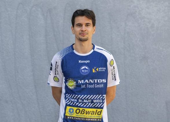 LIQUI MOLY HBL HANDBALL HERREN 1. BL THSV EISENACH - MANNSCHAFTSFOTO ** NUR FÜR REDAKTIONELLE ZWECKE ** EDITORIAL USE ONLY **<p>20 07 2024-Eisenach: LIQUI MOLY HBL Handball 1. Bundesliga Herren Saison 2024 - 2025 Werner Assmann Halle ThSV Eisenach - Mannschaftsfoto im Foto: Timothy Reichmuth 5 (ThSV Eisenach) ( Deutschland Thüringen Eisenach Copyright: SaschaxFromm