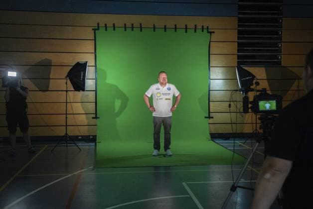 LIQUI MOLY HBL HANDBALL HERREN 1. BL THSV EISENACH - MANNSCHAFTSFOTO ** NUR FÜR REDAKTIONELLE ZWECKE ** EDITORIAL USE ONLY **<p>20 07 2024-Eisenach: LIQUI MOLY HBL Handball 1. Bundesliga Herren Saison 2024 - 2025 Werner Assmann Halle ThSV Eisenach - Mannschaftsfoto im Foto: Rene Witte, Geschäftsführer des ThSV Eisenach ( Deutschland Thüringen Eisenach Copyright: SaschaxFromm