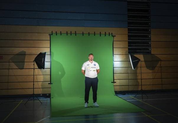 LIQUI MOLY HBL HANDBALL HERREN 1. BL THSV EISENACH - MANNSCHAFTSFOTO ** NUR FÜR REDAKTIONELLE ZWECKE ** EDITORIAL USE ONLY **<p>20 07 2024-Eisenach: LIQUI MOLY HBL Handball 1. Bundesliga Herren Saison 2024 - 2025 Werner Assmann Halle ThSV Eisenach - Mannschaftsfoto im Foto: Trainer Misha Kaufmann (ThSV Eisenach) ( Deutschland Thüringen Eisenach Copyright: SaschaxFromm