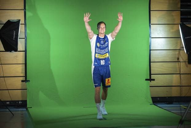 LIQUI MOLY HBL HANDBALL HERREN 1. BL THSV EISENACH - MANNSCHAFTSFOTO ** NUR FÜR REDAKTIONELLE ZWECKE ** EDITORIAL USE ONLY **<p>20 07 2024-Eisenach: LIQUI MOLY HBL Handball 1. Bundesliga Herren Saison 2024 - 2025 Werner Assmann Halle ThSV Eisenach - Mannschaftsfoto im Foto: Fynn Hangstein 10 (ThSV Eisenach) ( Deutschland Thüringen Eisenach Copyright: SaschaxFromm
