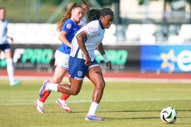 Michelle Agyemang of England England U19 v France U19, UEFA Women s U19 Championships, Group A, Football, Jonava City Stadium, Jonava, Lithuania - 20 Jul 2024 Editorial use only  Copyright: xNikolaxKrstic Shutterstockx 14587630ag