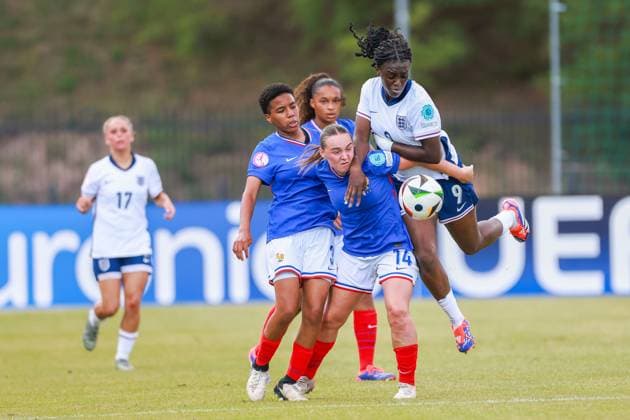 Michelle Agyemang of England England U19 v France U19, UEFA Women s U19 Championships, Group A, Football, Jonava City Stadium, Jonava, Lithuania - 20 Jul 2024 Editorial use only  Copyright: xNikolaxKrstic Shutterstockx 14587630as