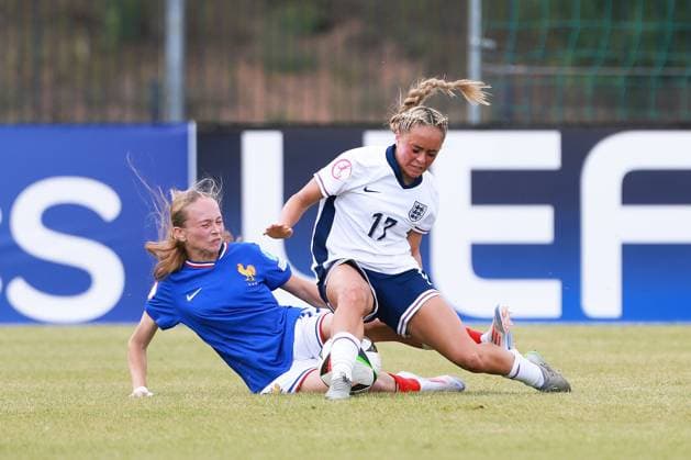 Ria Bose of England England U19 v France U19, UEFA Women s U19 Championships, Group A, Football, Jonava City Stadium, Jonava, Lithuania - 20 Jul 2024 Editorial use only  Copyright: xNikolaxKrstic Shutterstockx 14587630ar