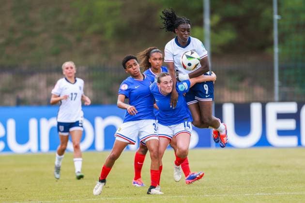 Michelle Agyemang of England England U19 v France U19, UEFA Women s U19 Championships, Group A, Football, Jonava City Stadium, Jonava, Lithuania - 20 Jul 2024 Editorial use only  Copyright: xNikolaxKrstic Shutterstockx 14587630ap
