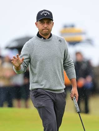 Xander Schauffele on the 2nd Green The British Open Championship, Day Three, Golf, Royal Troon, Troon, UK - 20 July 2024  Copyright: xGreigxCowie Shutterstockx 14587997ar