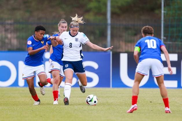 Alexia Potter of England England U19 v France U19, UEFA Women s U19 Championships, Group A, Football, Jonava City Stadium, Jonava, Lithuania - 20 Jul 2024 Editorial use only  Copyright: xNikolaxKrstic Shutterstockx 14587630aw