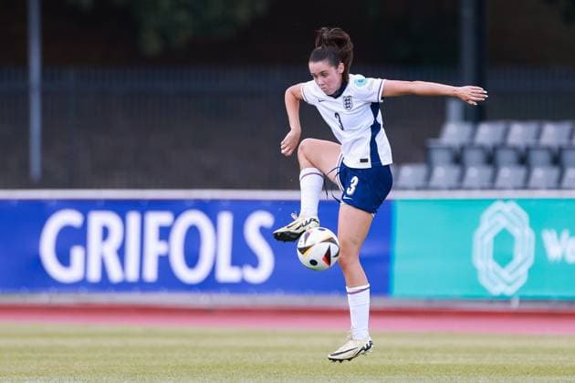 Cerys Brown of England England U19 v France U19, UEFA Women s U19 Championships, Group A, Football, Jonava City Stadium, Jonava, Lithuania - 20 Jul 2024 Editorial use only  Copyright: xNikolaxKrstic Shutterstockx 14587630at