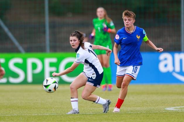 Madison Earl of England England U19 v France U19, UEFA Women s U19 Championships, Group A, Football, Jonava City Stadium, Jonava, Lithuania - 20 Jul 2024 Editorial use only  Copyright: xNikolaxKrstic Shutterstockx 14587630au