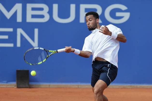 Tennis Herren ATP, Tennis Herren Tennis Herren Tour 500 European Open Hamburg, Hamburg Open ATP 500 2024 , 20.07.2024 , Halbfinale , Arthur Fils FRA spielt eine Vorhand Copyright: FernandoxSoares