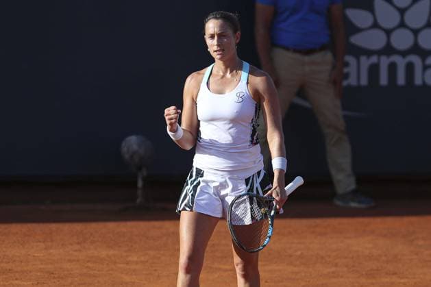 Yvonne Cavalle Reimers celebration during Palermo Open Ladies WTA, Tennis Damen 250, International Tennis match in Palermo, Italy, July 20 2024  Copyright: xMassimilianoxCarnabuci IPAxSportx xx IPA_48143698 IPA_Agency_IPA48143698