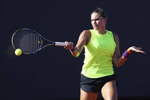 Aleksandra Panova in action during Palermo Open Ladies WTA, Tennis Damen 250, International Tennis match in Palermo, Italy, July 20 2024  Copyright: xMassimilianoxCarnabuci IPAxSportx xx IPA_48143758 IPA_Agency_IPA48143758