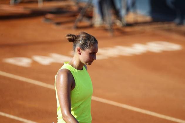Aleksandra Panova in action during Palermo Open Ladies WTA, Tennis Damen 250, International Tennis match in Palermo, Italy, July 20 2024  Copyright: xMassimilianoxCarnabuci IPAxSportx xx IPA_48143776 IPA_Agency_IPA48143776