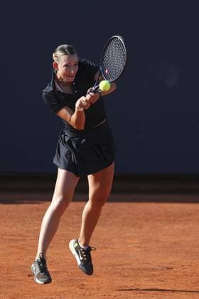 Yana Sizikova in action during Palermo Open Ladies WTA, Tennis Damen 250, International Tennis match in Palermo, Italy, July 20 2024  Copyright: xMassimilianoxCarnabuci IPAxSportx xx IPA_48143900 IPA_Agency_IPA48143900