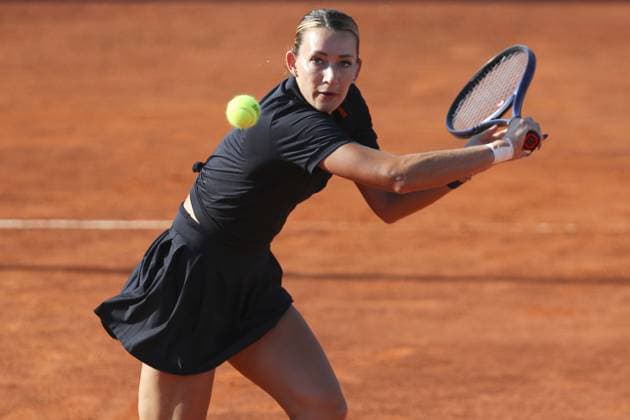 Yana Sizikova in action during Palermo Open Ladies WTA, Tennis Damen 250, International Tennis match in Palermo, Italy, July 20 2024  Copyright: xMassimilianoxCarnabuci IPAxSportx xx IPA_48143903 IPA_Agency_IPA48143903