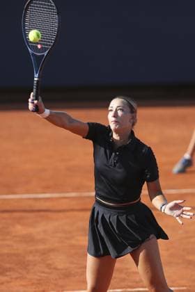 Yana Sizikova in action during Palermo Open Ladies WTA, Tennis Damen 250, International Tennis match in Palermo, Italy, July 20 2024  Copyright: xMassimilianoxCarnabuci IPAxSportx xx IPA_48143908 IPA_Agency_IPA48143908