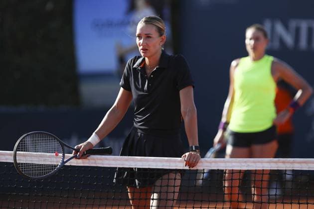 Yana Sizikova in action during Palermo Open Ladies WTA, Tennis Damen 250, International Tennis match in Palermo, Italy, July 20 2024  Copyright: xMassimilianoxCarnabuci IPAxSportx xx IPA_48143919 IPA_Agency_IPA48143919
