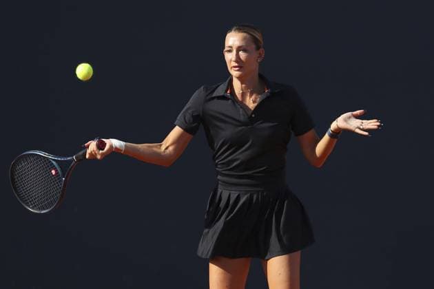 Yana Sizikova in action during Palermo Open Ladies WTA, Tennis Damen 250, International Tennis match in Palermo, Italy, July 20 2024  Copyright: xMassimilianoxCarnabuci IPAxSportx xx IPA_48143941 IPA_Agency_IPA48143941
