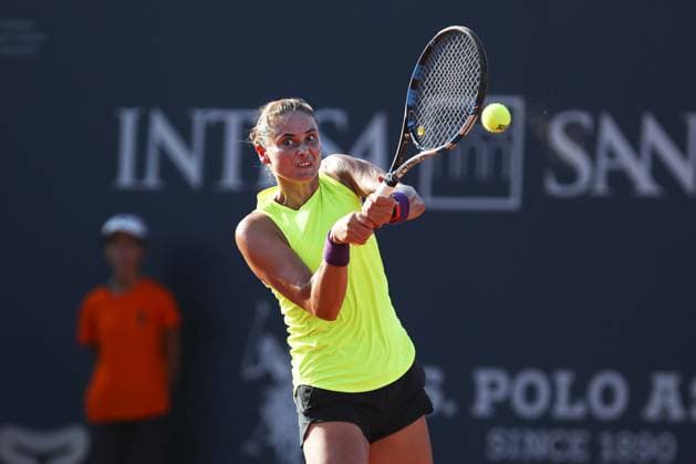 Palermo: Aleksandra Panova in action during Palermo Open Ladies WTA, Tennis Damen 250, International Tennis match in Palermo, Italy, July 20 2024 International Tennis match - Palermo Open Ladies WTA 250  - ZUMAp169 20240720_zsa_p169_795 Copyright: xMassimilianoxCarnabuci IPAxSportx