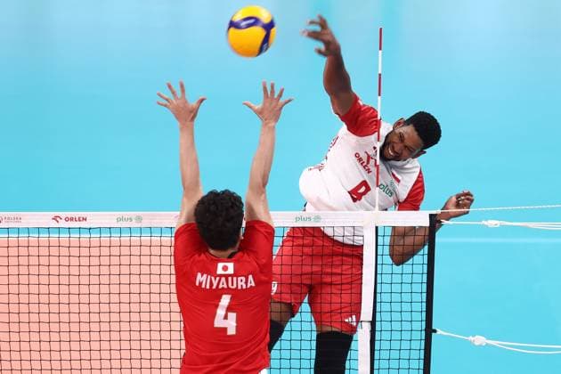 2024.07.20 Ergo Arena Gdansk Siatkowka mezczyzn Turniej towarzyski Polska - Japonia N z Wilfredo Leon Foto Piotr Matusewicz PressFocus 2024.07.20 Gdansk Men volleyball Poland - Japan Wilfredo Leon Credit: Piotr Matusewicz PressFocus NEWSPIX.PL --- Newspix.pl PRE-OLYMPIC MENS VOLLEYBALL FRIENDLY TOURNAMENT IN GDANSK: POLAND- JAPAN POLAND OUT!  20240720_PF_PM044