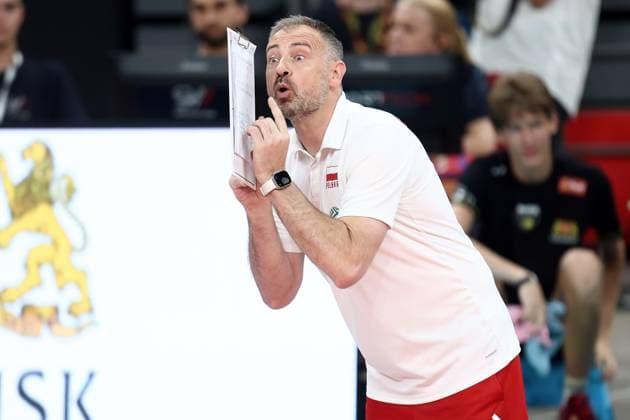 2024.07.20 Ergo Arena Gdansk Siatkowka mezczyzn Turniej towarzyski Polska - Japonia N z Nikola Grbic Foto Piotr Matusewicz PressFocus 2024.07.20 Gdansk Men volleyball Poland - Japan Nikola Grbic Credit: Piotr Matusewicz PressFocus NEWSPIX.PL --- Newspix.pl PRE-OLYMPIC MENS VOLLEYBALL FRIENDLY TOURNAMENT IN GDANSK: POLAND- JAPAN POLAND OUT!  20240720_PF_PM107